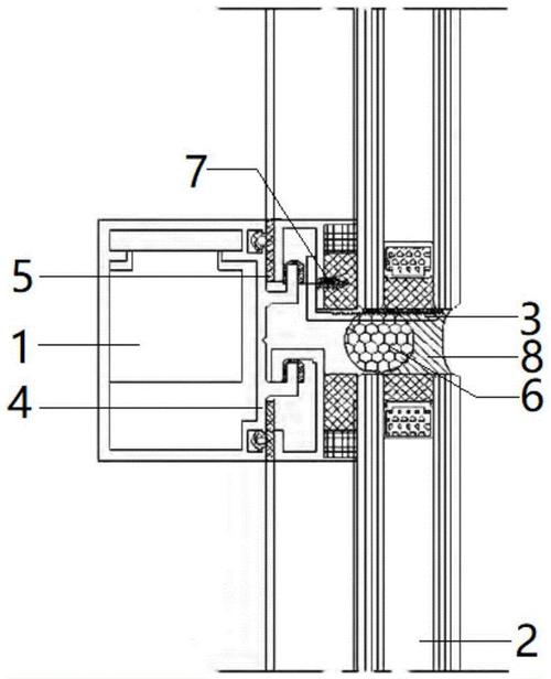 幕墙玻璃铝合金扣槽形式配图