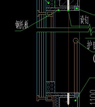 幕墙玻璃托板计算配图