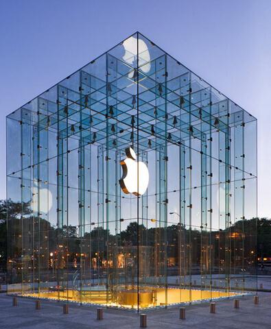 苹果店玻璃幕墙多少钱配图