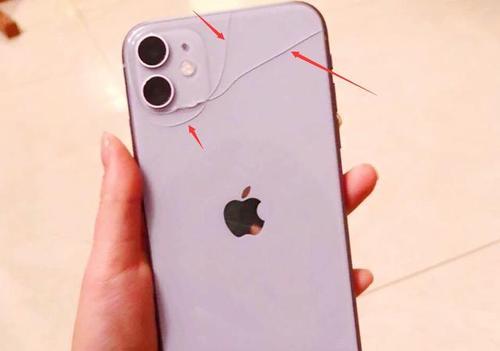 苹果手机摄像头外面的玻璃坏了维修配图