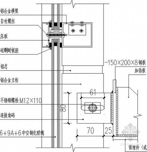 剖面的玻璃幕墙怎么画配图
