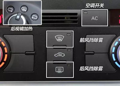 汽车哪个图标是吹玻璃的配图