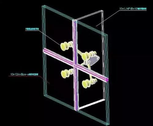 revit画玻璃幕墙龙骨配图