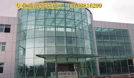 太原市玻璃幕墙施工厂家配图
