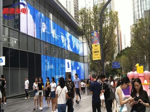 武汉玻璃幕墙led显示屏价格配图