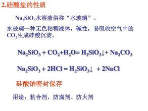 下列哪些是水玻璃的性质配图