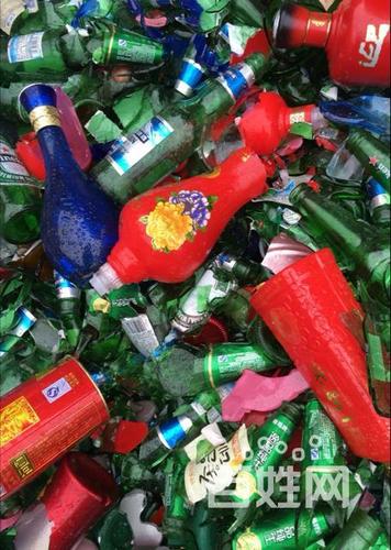 雨花玻璃酒瓶回收配图