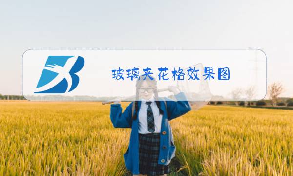 玻璃夹花格效果图图片