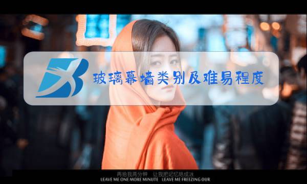 玻璃幕墙类别及难易程度图片