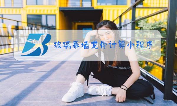玻璃幕墙龙骨计算小程序图片