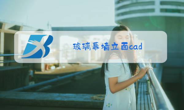 玻璃幕墙立面cad图片