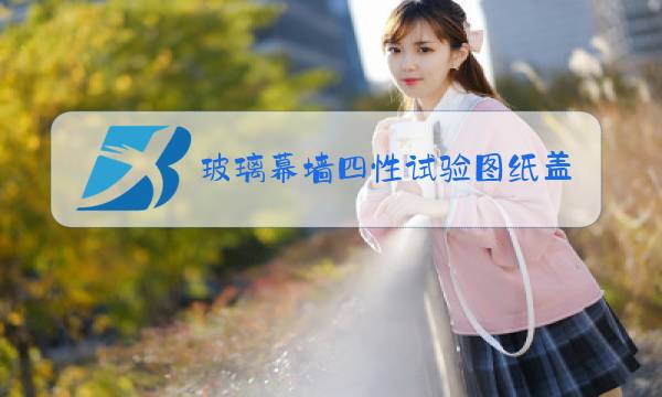 玻璃幕墙四性试验图纸盖章图片