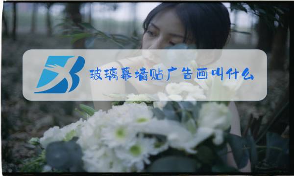 玻璃幕墙贴广告画叫什么图片