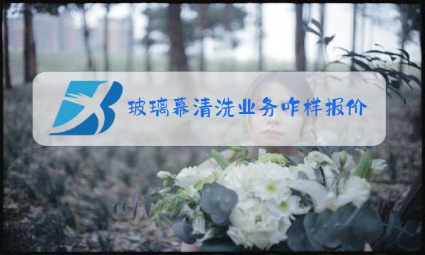 玻璃幕清洗业务咋样报价图片