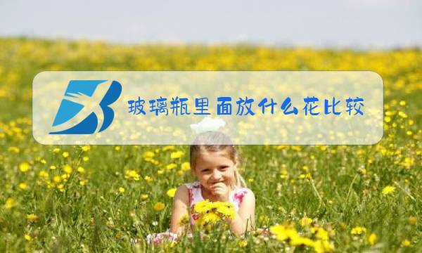 玻璃瓶里面放什么花比较好看图片