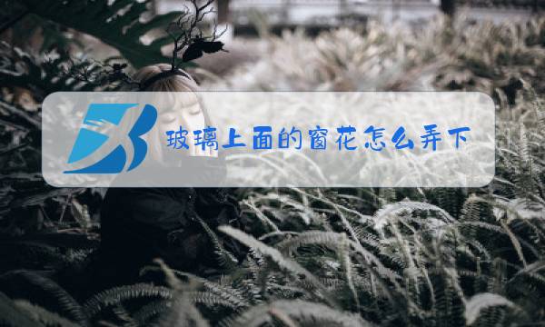 玻璃上面的窗花怎么弄下来图片