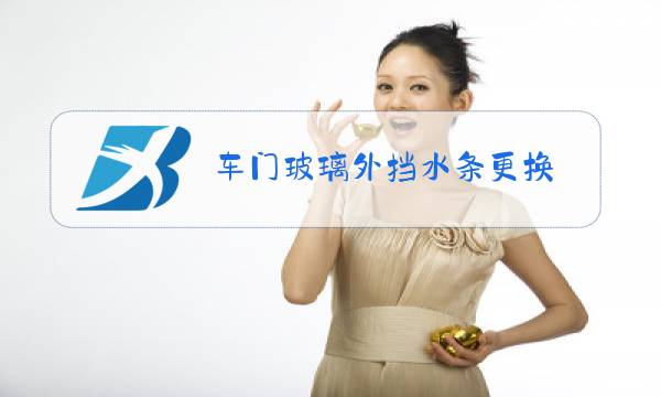 车门玻璃外挡水条更换图片