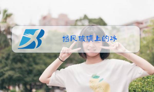 挡风玻璃上的冰图片