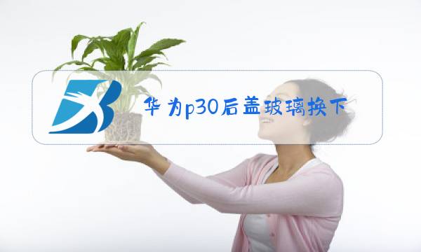 华为p30后盖玻璃换下要多少钱 华为店图片