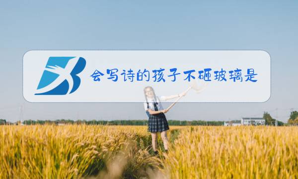 会写诗的孩子不砸玻璃是什么意思图片