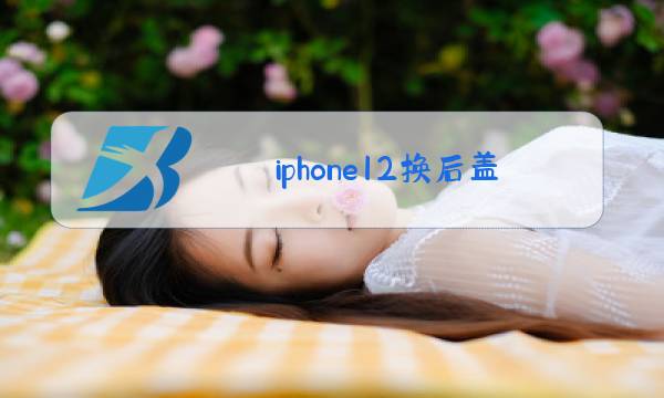 iphone12换后盖玻璃会不会影响摄像头图片