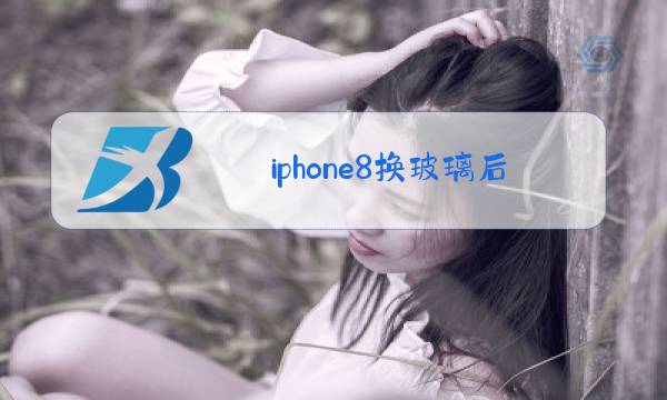 iphone8换玻璃后盖图片