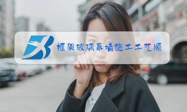 框架玻璃幕墙施工工艺顺序图片