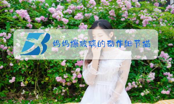 妈妈擦玻璃的动作细节描写一段图片