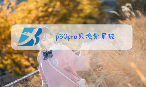 p30pro只换外屏玻璃200块能换吗图片