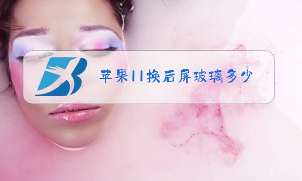 苹果11换后屏玻璃多少钱图片