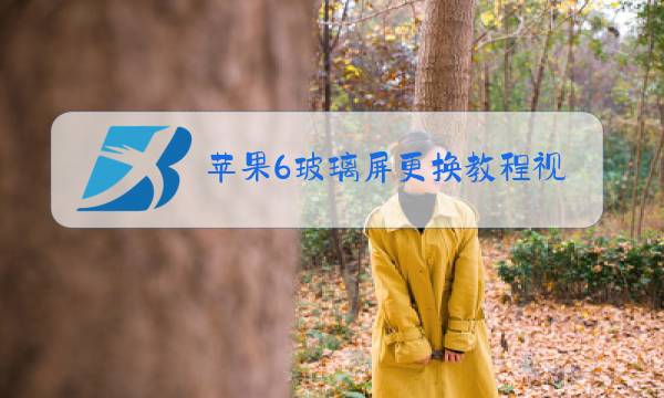 苹果6玻璃屏更换教程视频图片