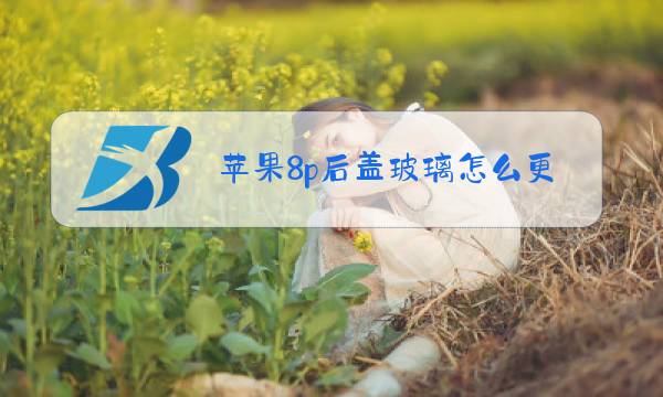 苹果8p后盖玻璃怎么更换图片