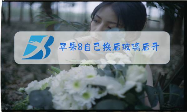 苹果8自己换后玻璃后开不了机了图片