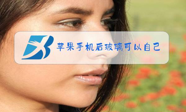 苹果手机后玻璃可以自己换吗图片