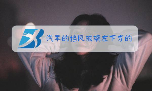 汽车的挡风玻璃左下方的数字是什么意思图片