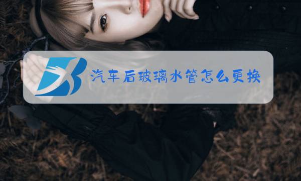 汽车后玻璃水管怎么更换图片