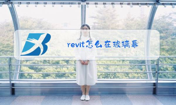 revit怎么在玻璃幕墙上开门图片