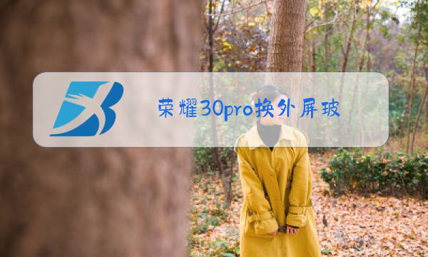 荣耀30pro换外屏玻璃多少钱图片