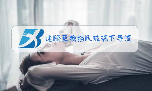 速腾更换挡风玻璃下导流板图片