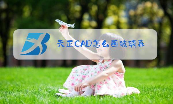 天正CAD怎么画玻璃幕墙图片