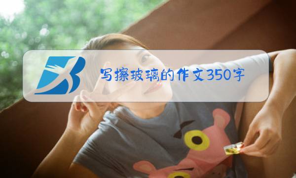 写擦玻璃的作文350字图片