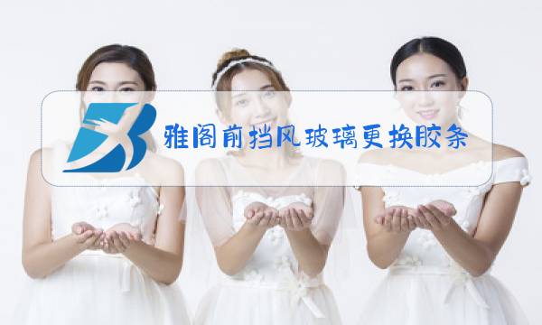 雅阁前挡风玻璃更换胶条图片