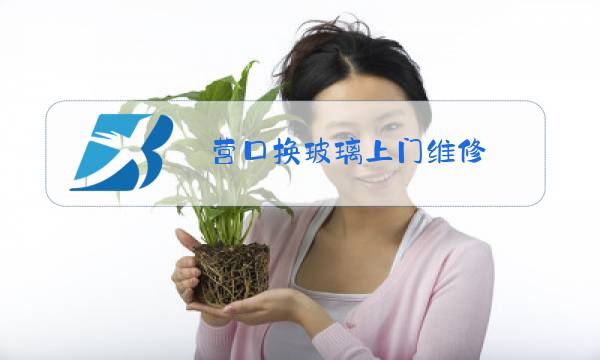 营口换玻璃上门维修图片