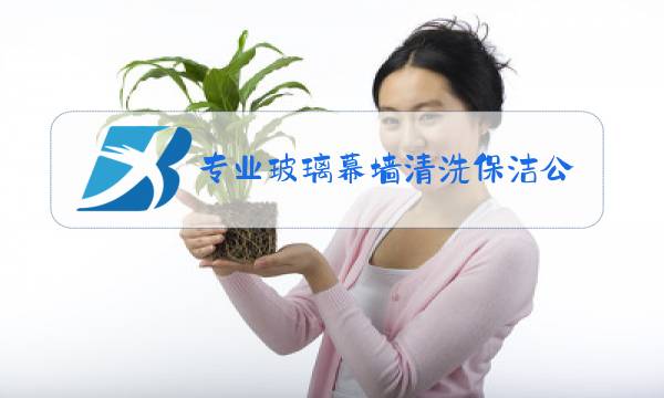 专业玻璃幕墙清洗保洁公司图片