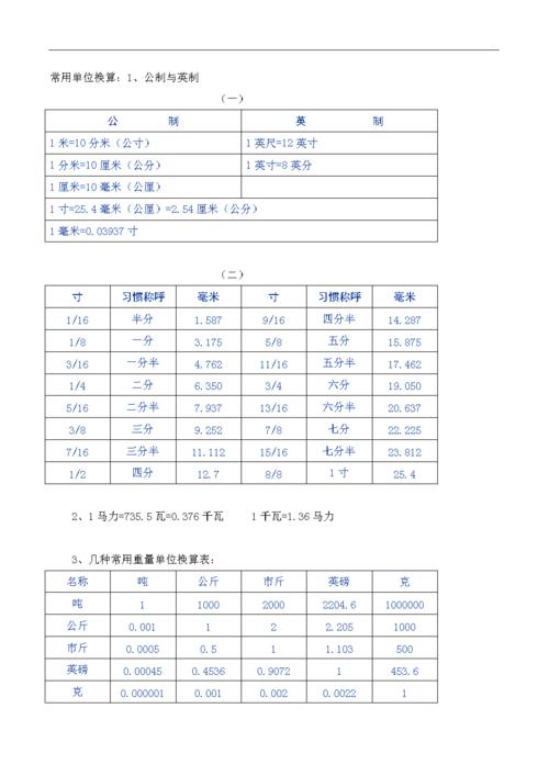 用电台班换算配图
