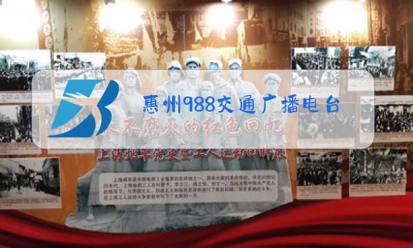惠州988交通广播电台电话图片
