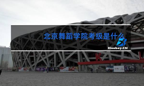 北京舞蹈学院考级是什么时候有的图片