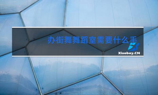 办街舞舞蹈室需要什么手续么