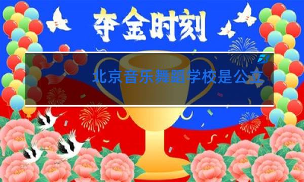 北京音乐舞蹈学校是公立还是私立图片