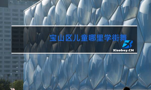 宝山区儿童哪里学街舞图片